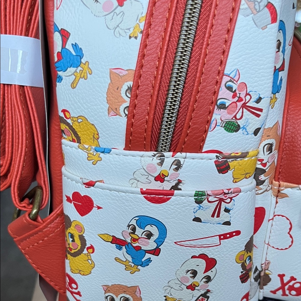 Funko Kids Cartoon Character Backpack - White and Red - Picture 8 of 11